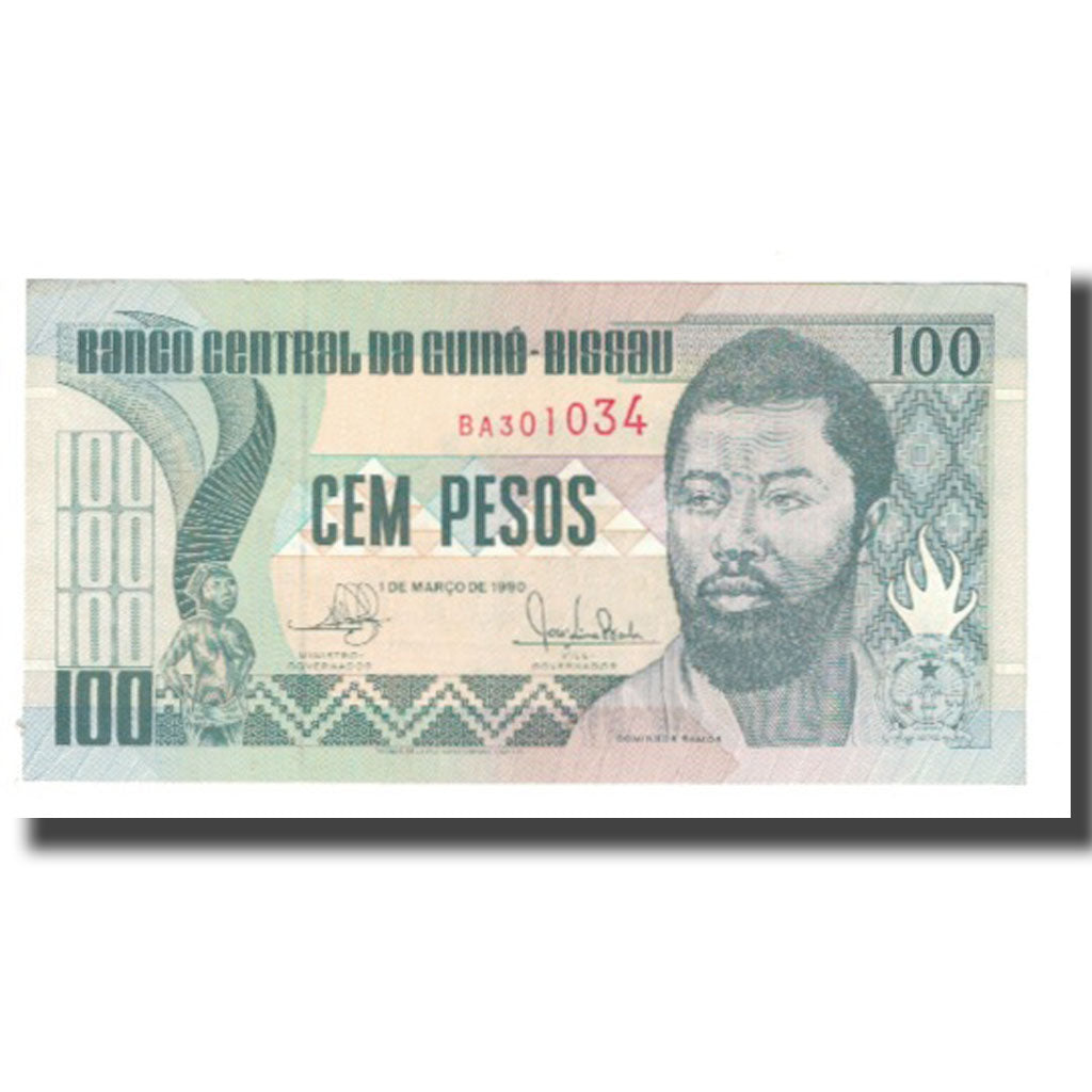 Nota, Guiné-Bissau, 100 Pesos, 1990, 1990, KM:11, UNC(63)