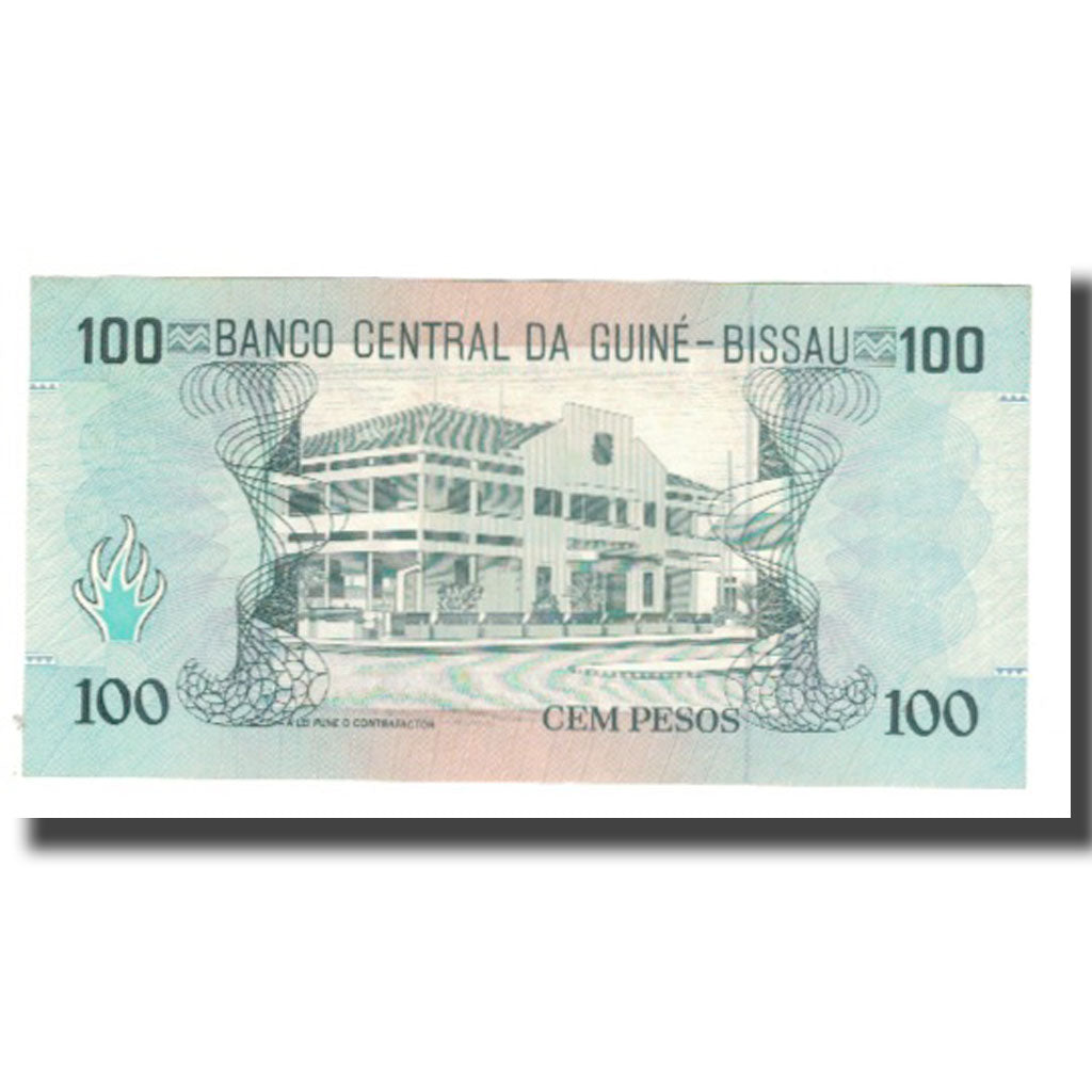 Nota, Guiné-Bissau, 100 Pesos, 1990, 1990, KM:11, UNC(63)