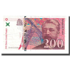 France, 200 Francs, Eiffel, 1995, EF(40-45), Fayette:75.01, KM:159a