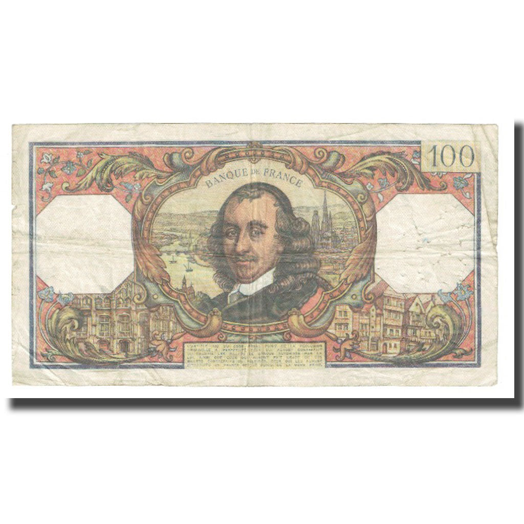 Francia, 100 Francs, Corneille, 1969, R.Tondu-G.Bouchet-H.Morant, 1969-06-05