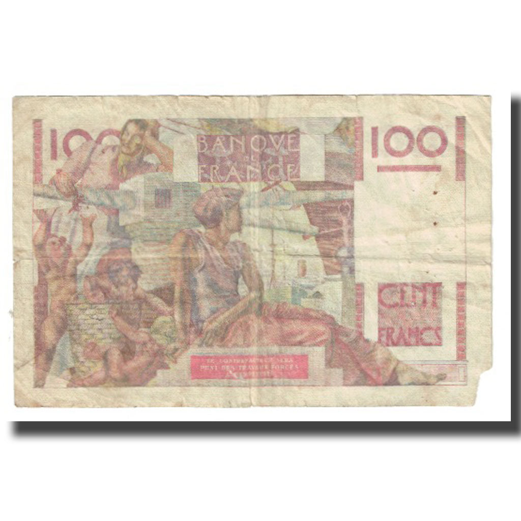 Frankreich, 100 Francs, Jeune Paysan, 1946, D AMBRIERES, GARGAM, 1946-11-21, S