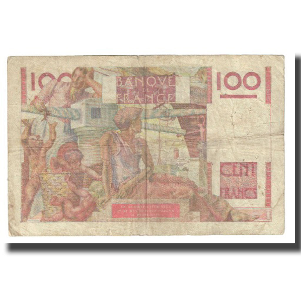 France, 100 Francs, Jeune Paysan, 1946, D AMBRIERES, GARGAM, 1946-05-31