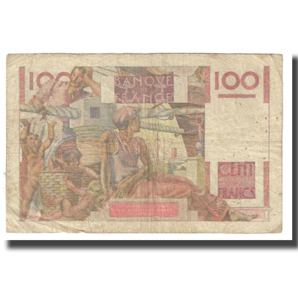 France, 100 Francs, Jeune Paysan, 1948, D AMBRIERES, GARGAM, 1948-04-15