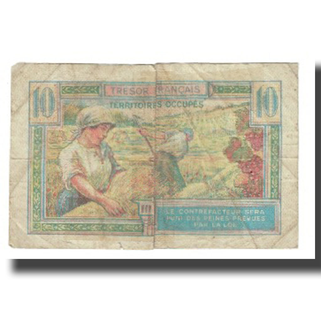 Banknote, France, 10 Francs, 1947, Undated, VF(20-25), Fayette:vF 30.1, KM:M7a