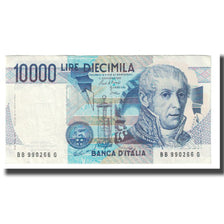 Nota, Itália, 10,000 Lire, 1984, 1984-09-03, KM:112a, AU(55-58)