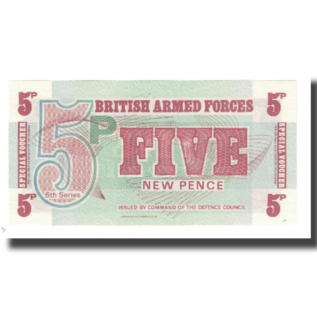 Banknote, Great Britain, 5 New Pence, KM:M44a, UNC(65-70)