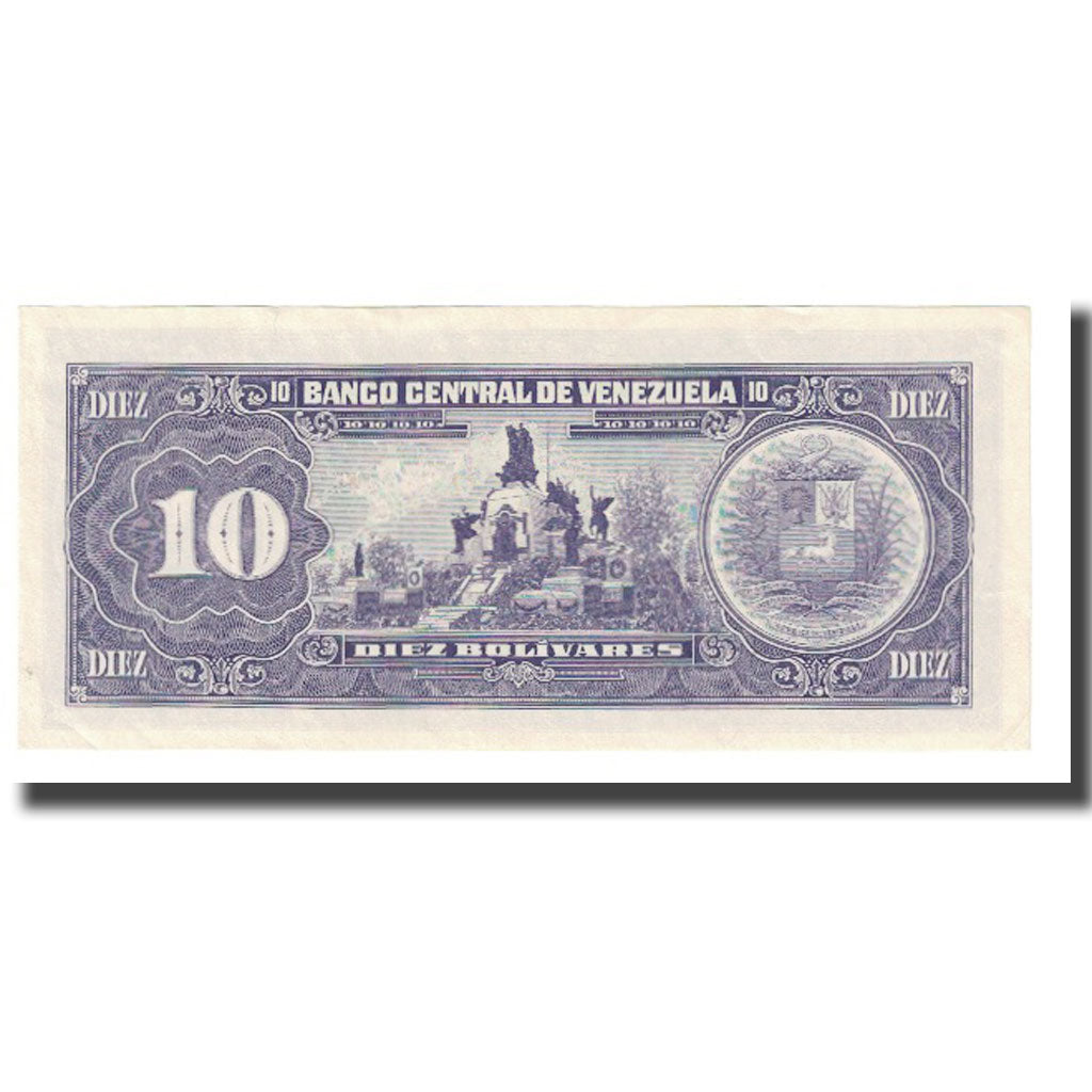 Banconote, Venezuela, 10 Bolívares, 1990, 1990-05-31, KM:61b, SPL-