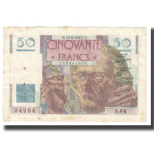 Frankrijk, 50 Francs, Le Verrier, 1947, P. Rousseau and R. Favre-Gilly
