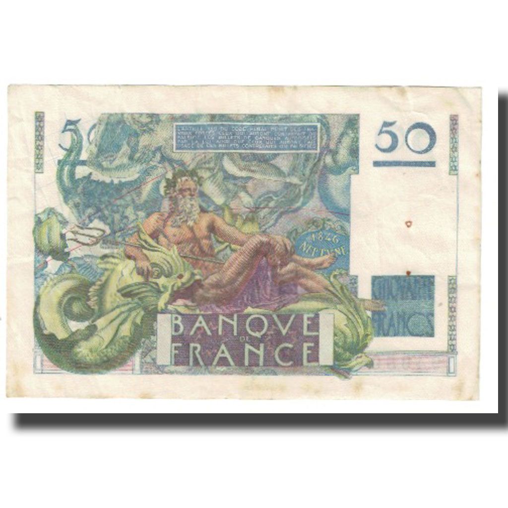 Frankrijk, 50 Francs, Le Verrier, 1947, P. Rousseau and R. Favre-Gilly