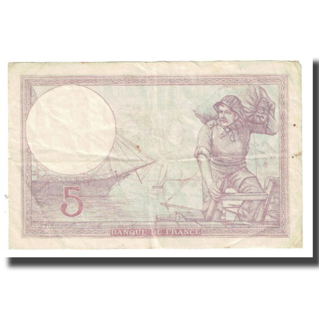 Frankreich, 5 Francs, Violet, 1940, P. Rousseau and R. Favre-Gilly, 1940-12-26