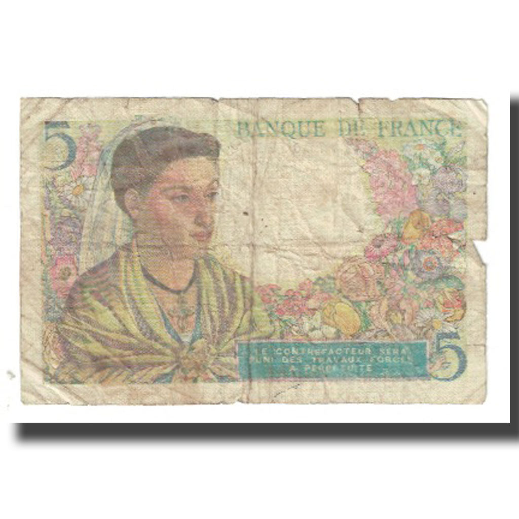Frankreich, 5 Francs, Berger, 1943, P. Rousseau and R. Favre-Gilly, 1943-12-23