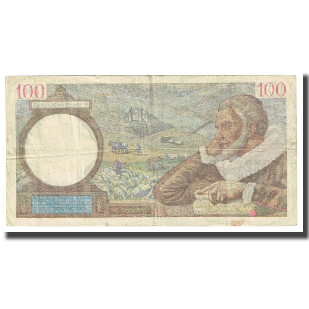 Frankreich, 100 Francs, Sully, 1940, P. Rousseau and R. Favre-Gilly, 1940-08-08