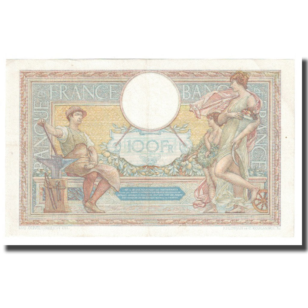 France, 100 Francs, Luc Olivier Merson, 1932, P. Rousseau and R. Favre-Gilly