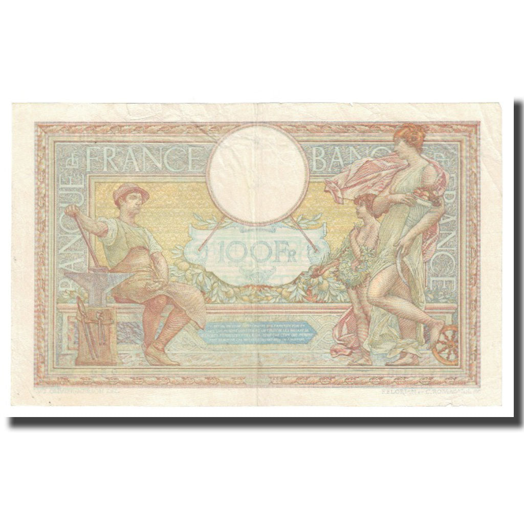 Frankrijk, 100 Francs, Luc Olivier Merson, 1932, P. Rousseau and R. Favre-Gilly