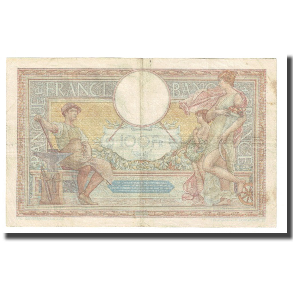Frankreich, 100 Francs, Luc Olivier Merson, 1938, P. Rousseau and R.