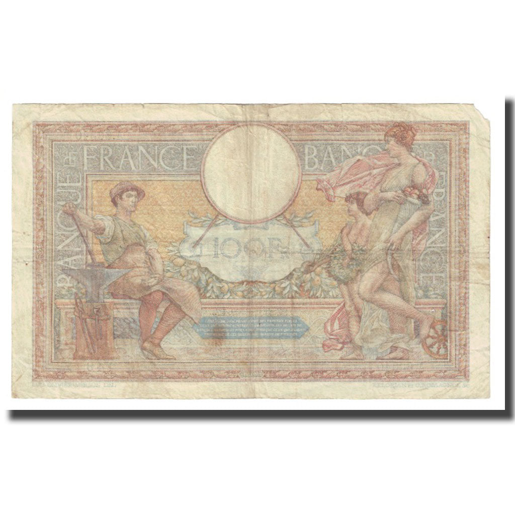 France, 100 Francs, Luc Olivier Merson, 1939, P. Rousseau and R. Favre-Gilly