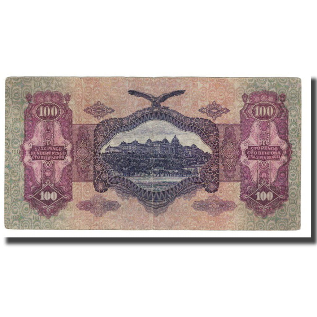 Biljet, Hongarije, 100 Pengö, 1930, 1930-07-01, KM:112, TTB