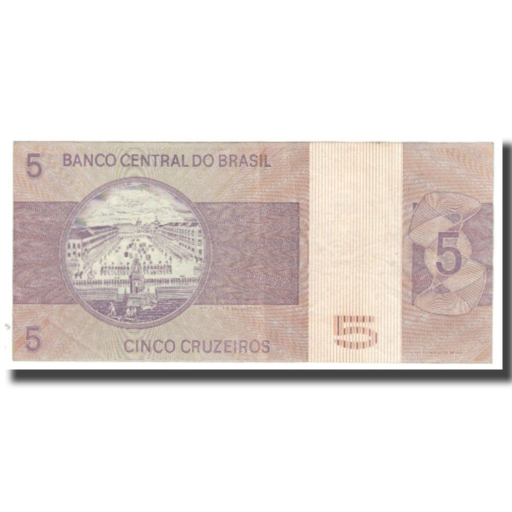 Banknote, Brazil, 5 Cruzeiros, KM:192b, AU(55-58)