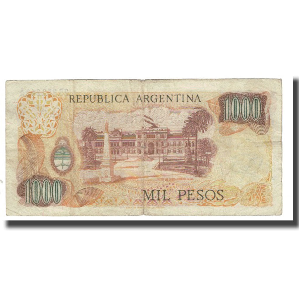 Banknote, Argentina, 1000 Pesos Argentinos, KM:317b, VF(20-25)
