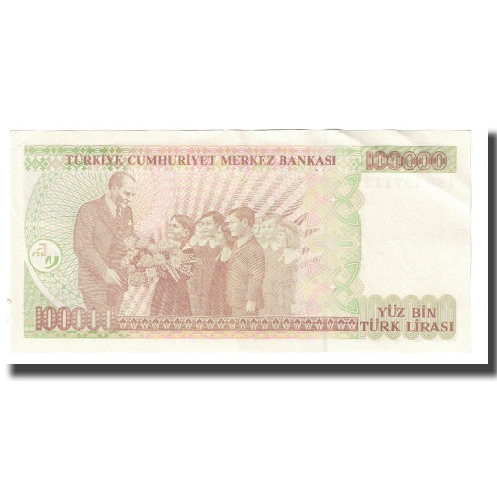 Banknote, Turkey, 100,000 Lira, 1970, 1970-10-14, KM:205, AU(55-58)