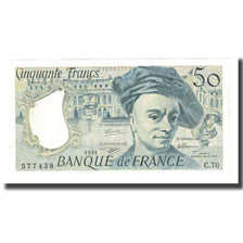France, 50 Francs, Quentin de La Tour, 1992, STROHL TRONCHE DENTAUD, UNC(63)