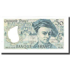 France, 50 Francs, Quentin de La Tour, 1990, STROHL TRONCHE DENTAUD, UNC(63)
