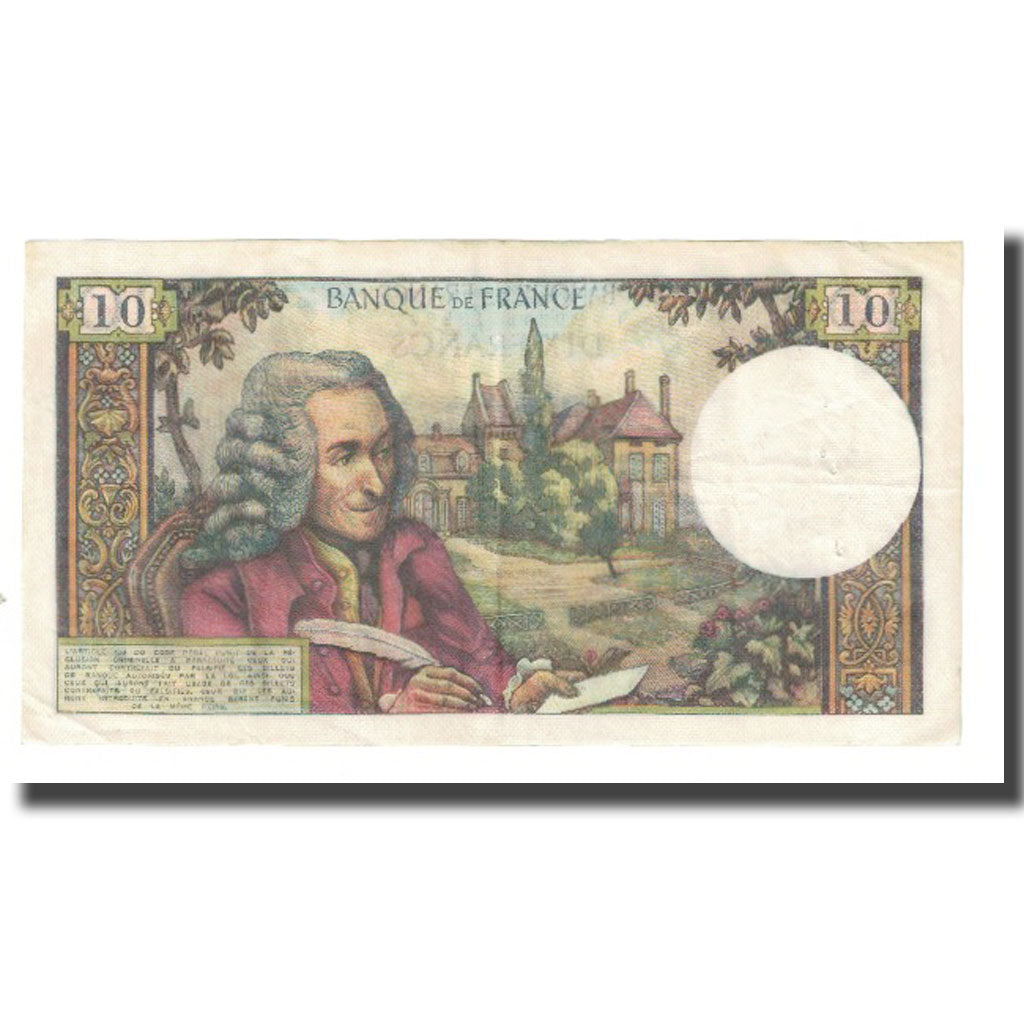 France, 10 Francs, Voltaire, 1964, R.Tondu-G.Bouchet-H.Morant, 1964-06-04, SUP