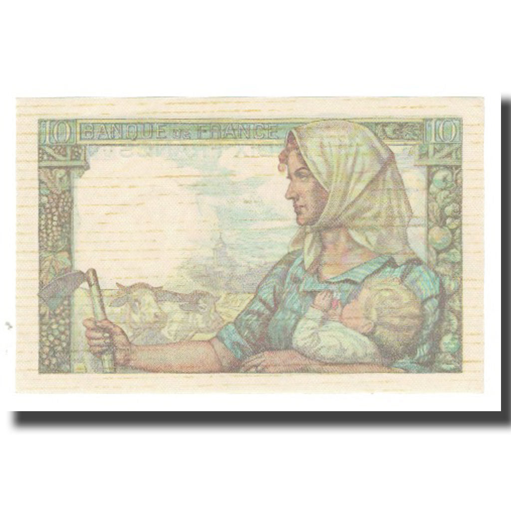 Frankrijk, 10 Francs, Mineur, 1942, P. Rousseau and R. Favre-Gilly, 1942-11-26