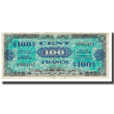 France, 100 Francs, 1944, EF(40-45), Fayette:VF25.1, KM:118a