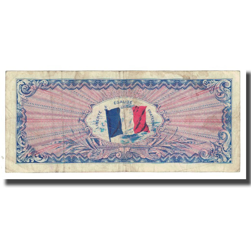 França, 50 Francs, Flag/France, 1944, VF(20-25), Fayette:VF19.1, KM:117a