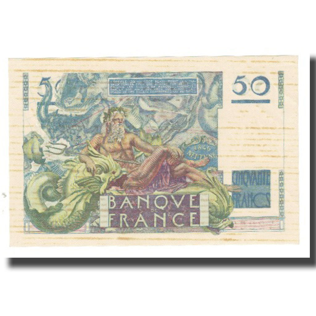 France, 50 Francs, Le Verrier, 1946, P. Rousseau and R. Favre-Gilly, 1946-05-02