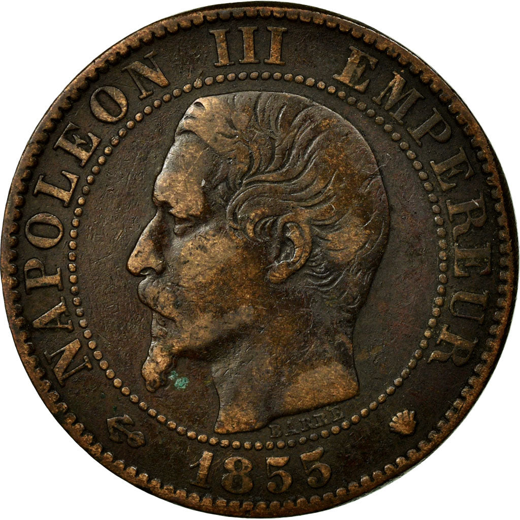 Munten, Frankrijk, Napoleon III, Napoléon III, 5 Centimes, 1855, Marseille, FR