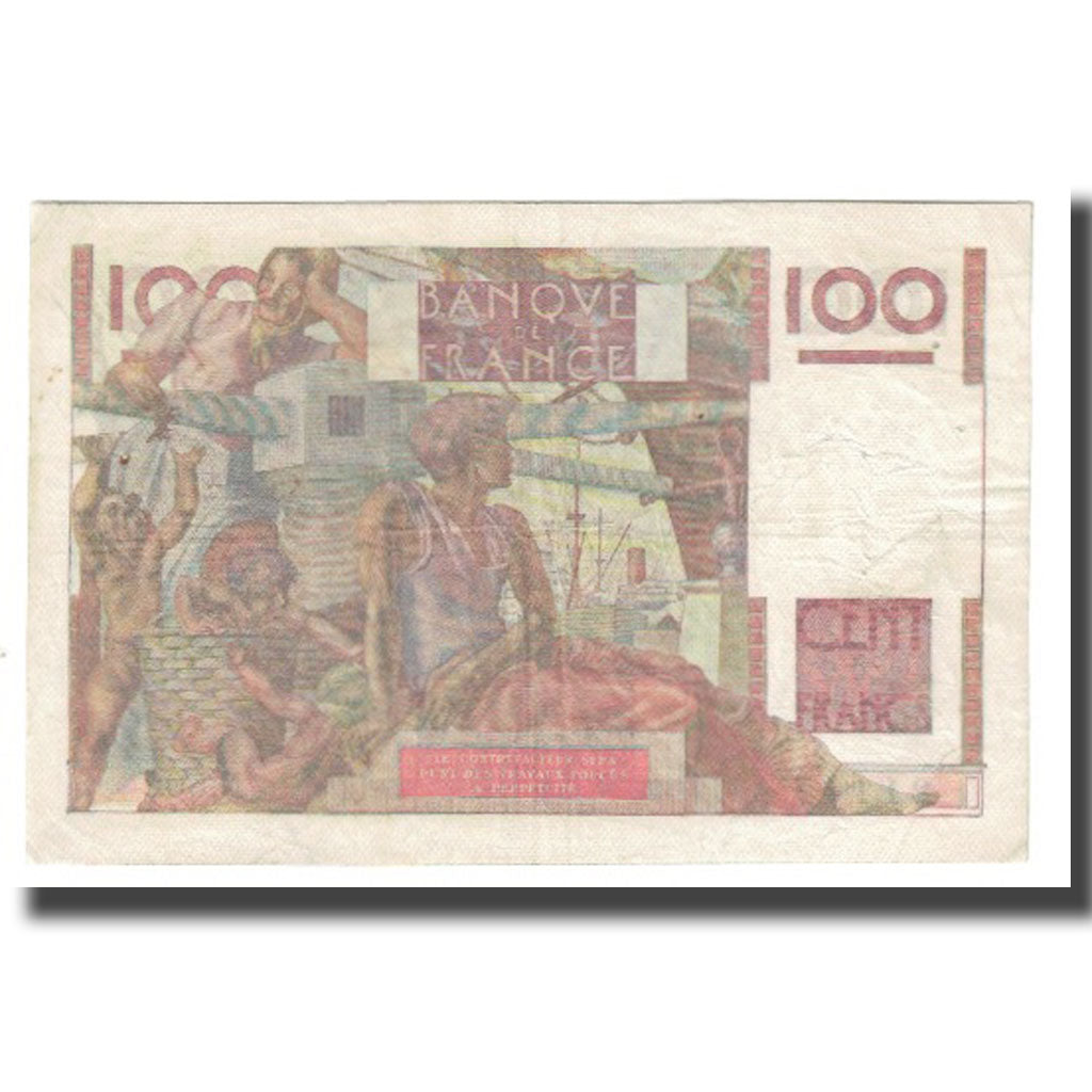 France, 100 Francs, Jeune Paysan, 1952, D AMBRIERES, GARGAM, 1952-10-02, TTB