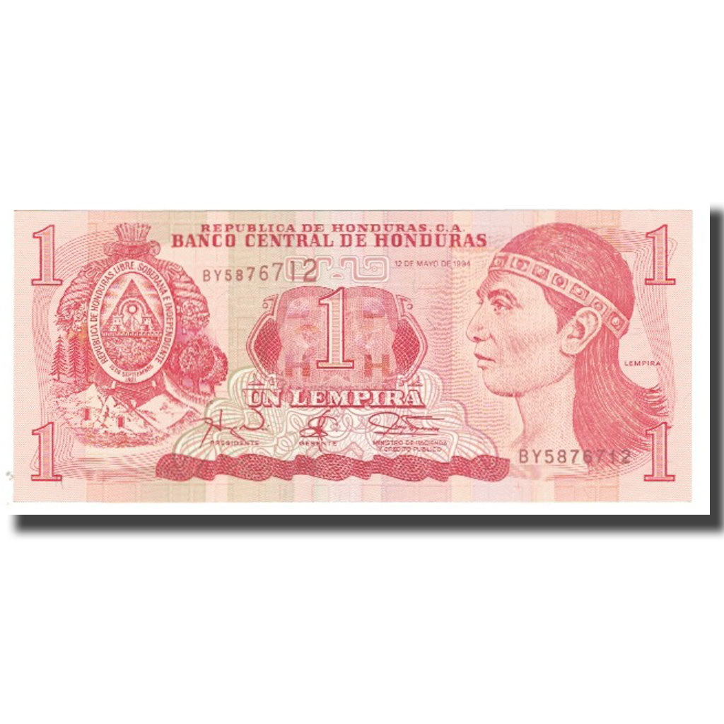 Billet, Honduras, 1 Lempira, 1994, 1994-05-12, KM:68a, NEUF