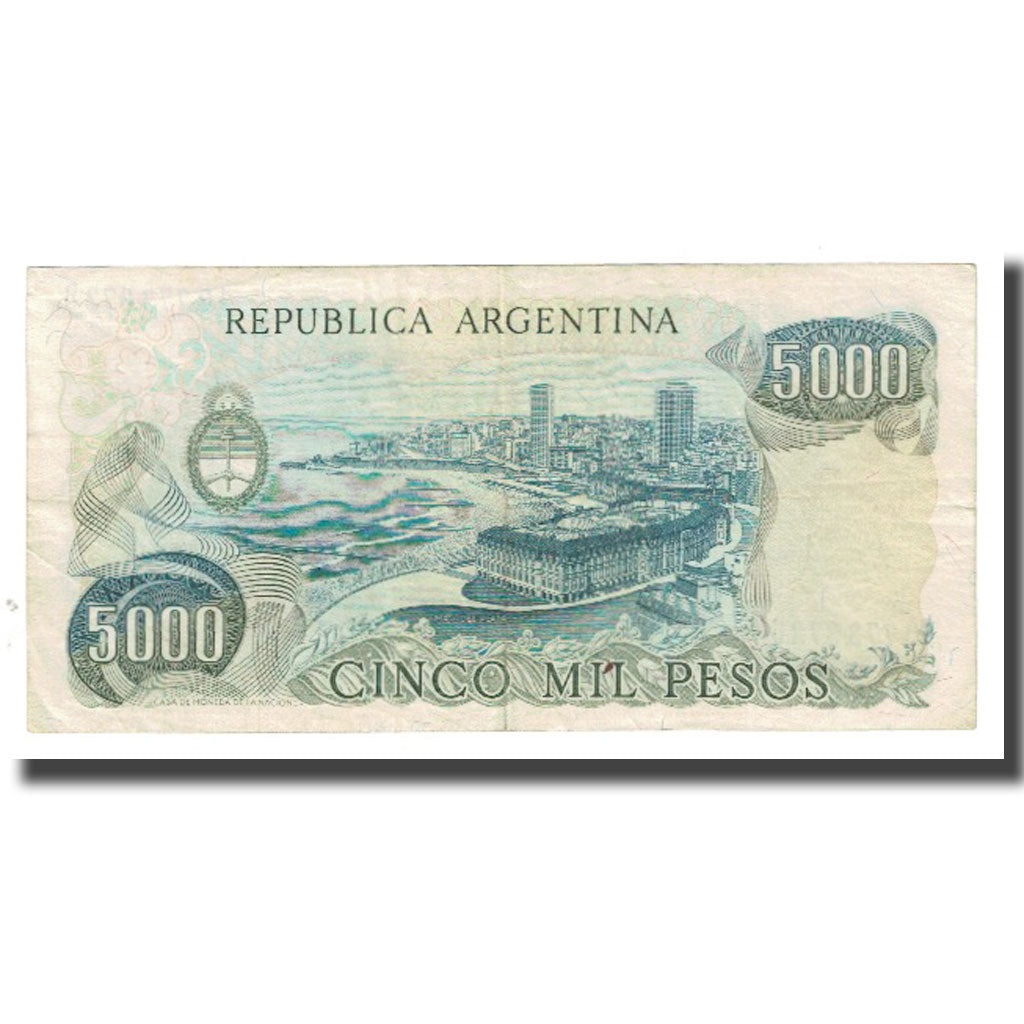 Billete, 5000 Pesos, Argentina, KM:305a, MBC