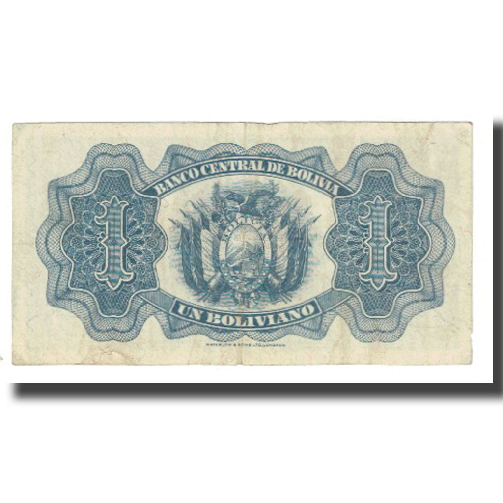 Banknot, Bolivia, 1 Boliviano, 1928, 1928-07-20, KM:128a, EF(40-45)