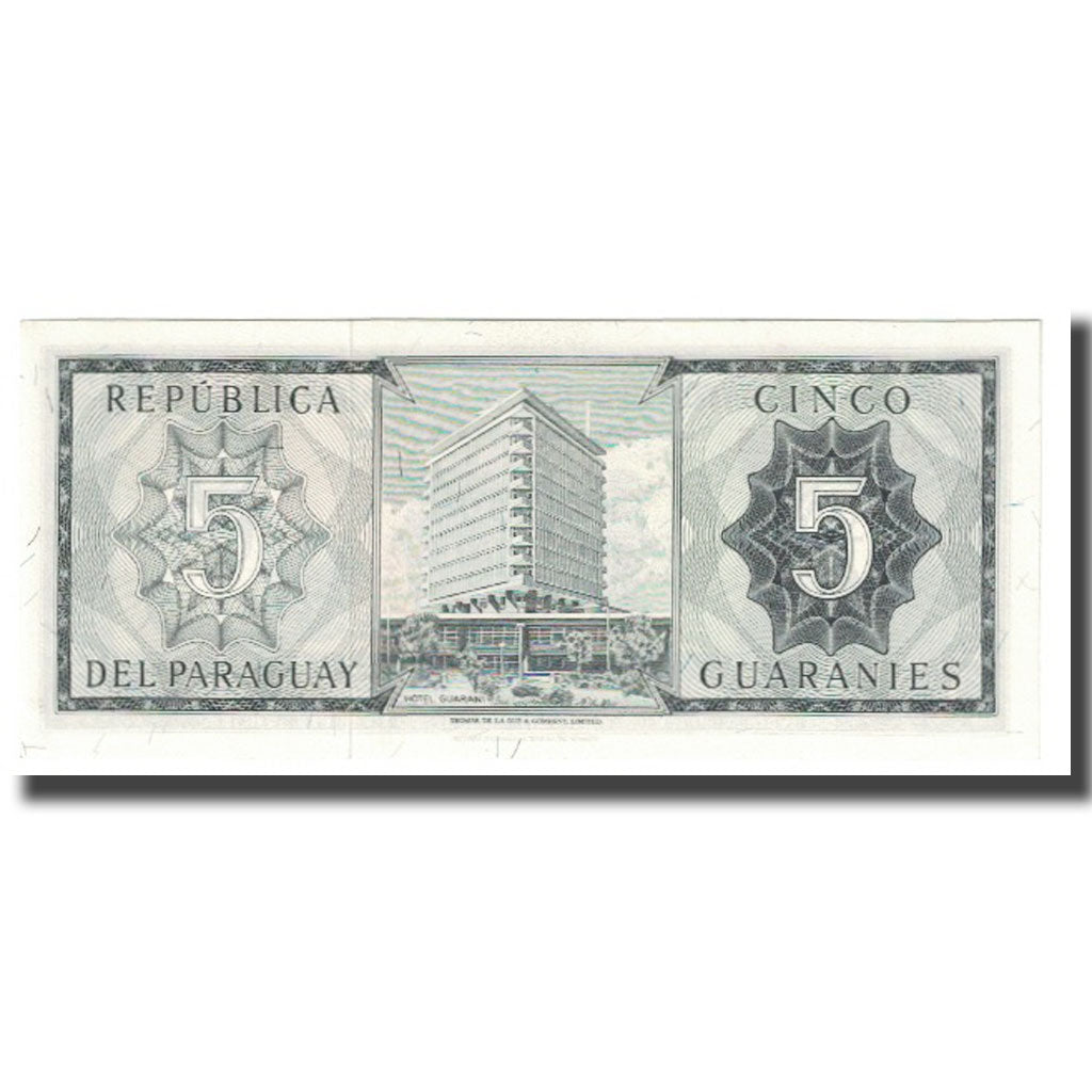Banknote, Paraguay, 5 Guaranies, KM:195a, UNC(63)