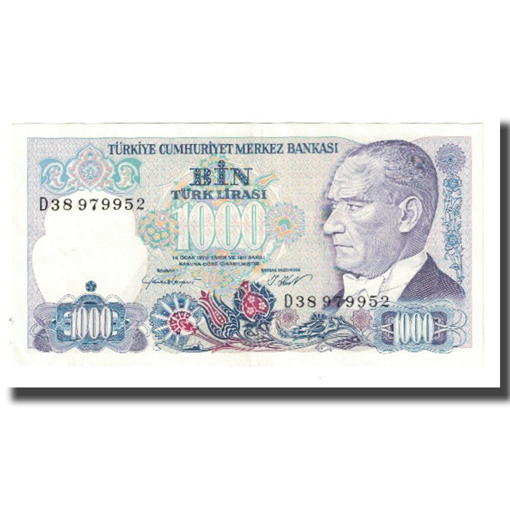 Banknot, Turcja, 1000 Lira, KM:196, UNC(63)