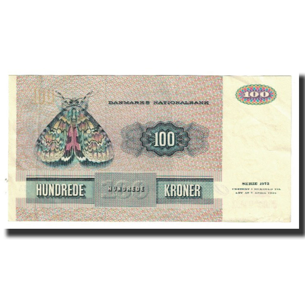 Billete, 100 Kroner, 1981, Dinamarca, KM:51h, MBC