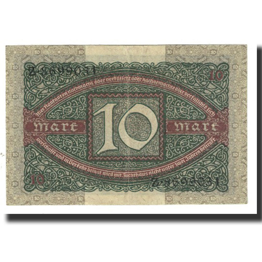 Banknote, Germany, 10 Mark, 1920, 1920-02-06, KM:67a, EF(40-45)