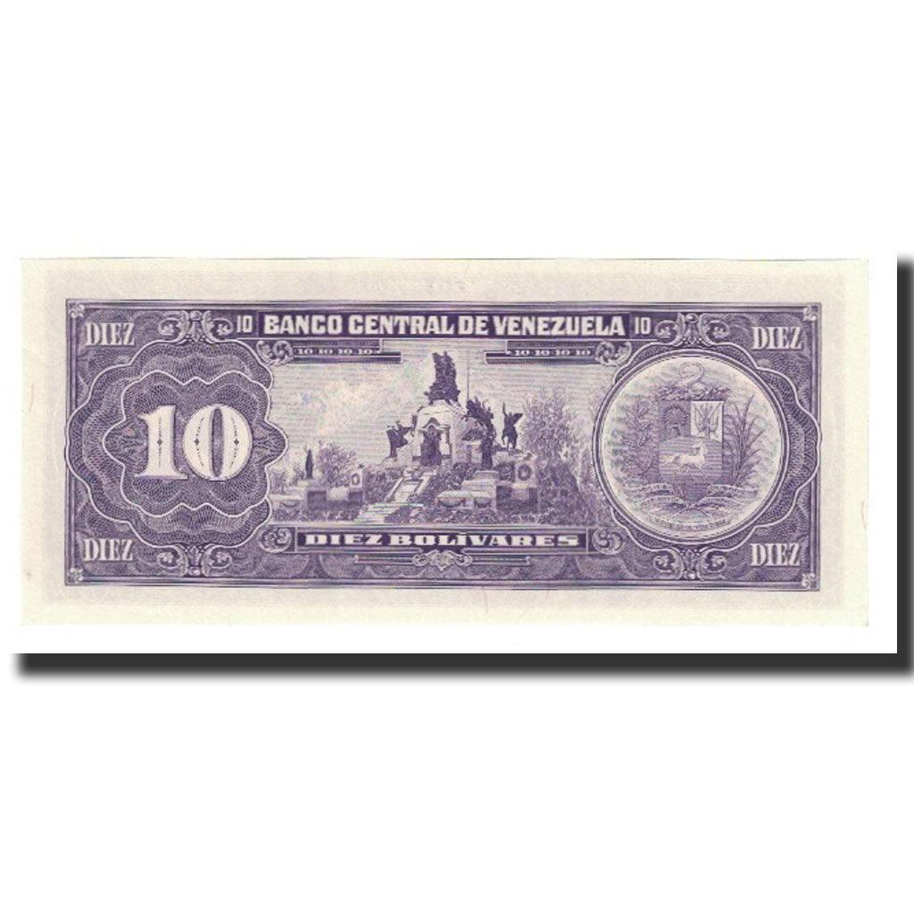 Banconote, Venezuela, 10 Bolívares, 1992, 1992-12-08, KM:61b, FDS