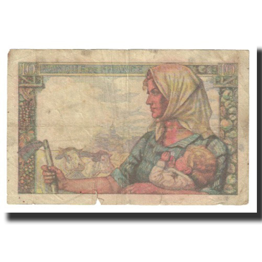 France, 10 Francs, Mineur, 1947, P. Rousseau and R. Favre-Gilly, 1947-01-09