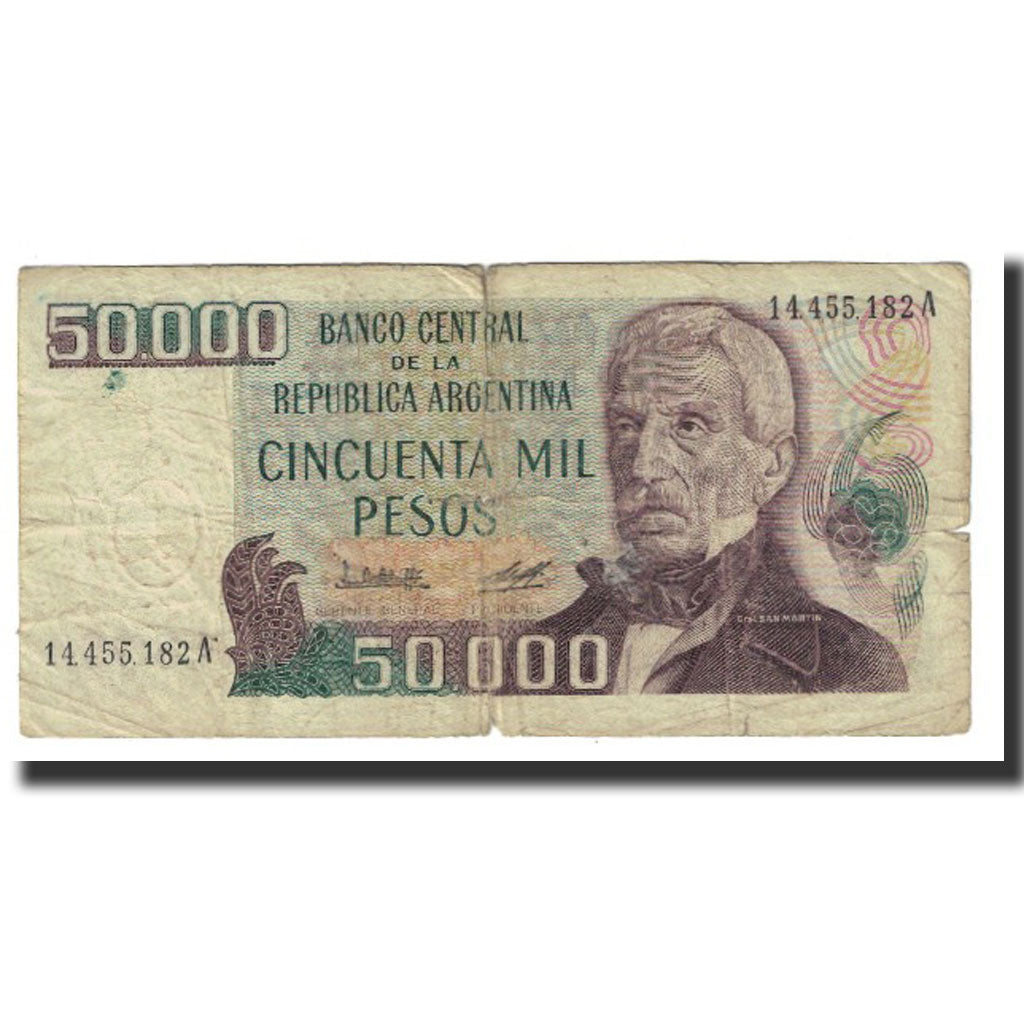 Billete, 50,000 Pesos, Argentina, KM:307, BC