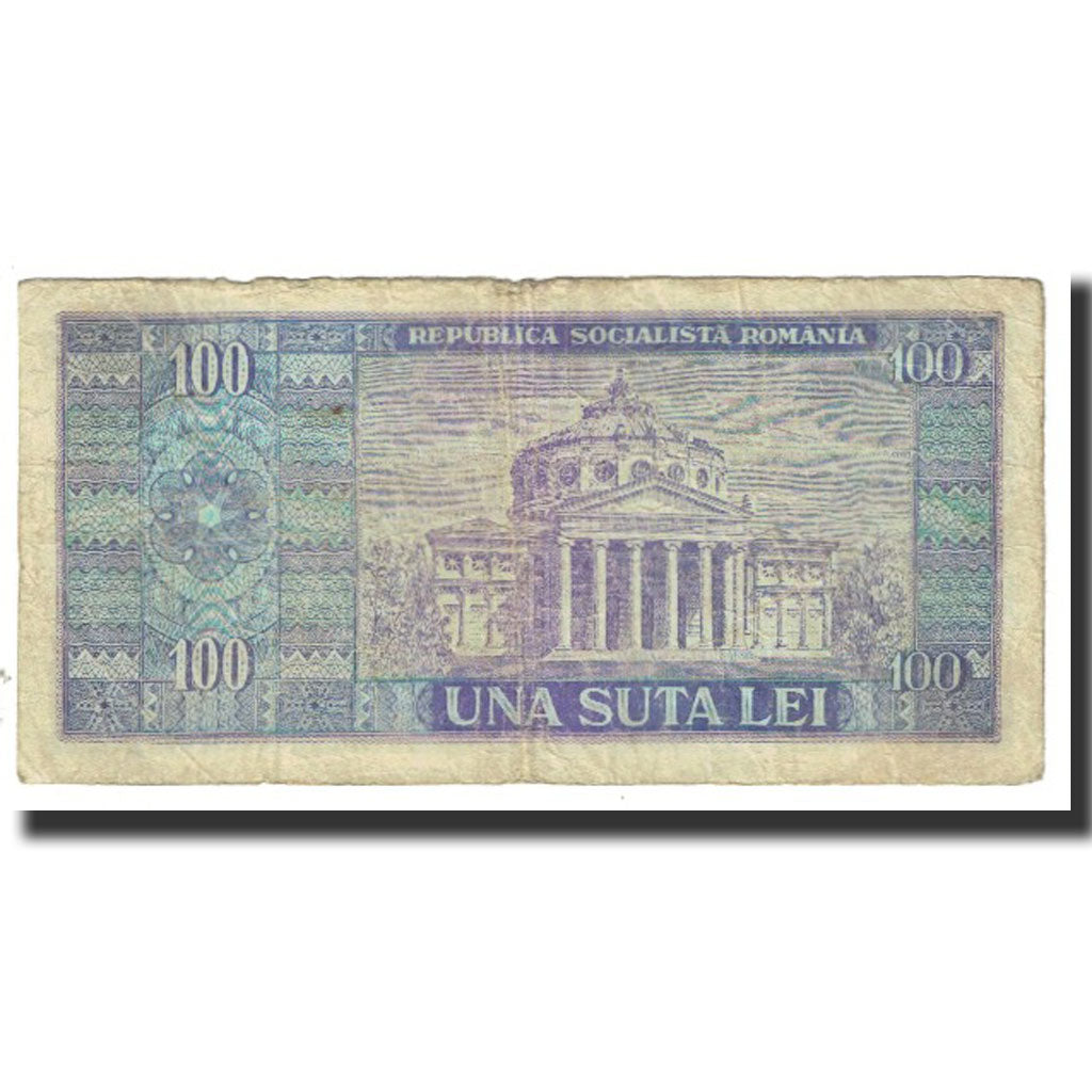 Banknote, Romania, 100 Lei, KM:97a, VF(20-25)