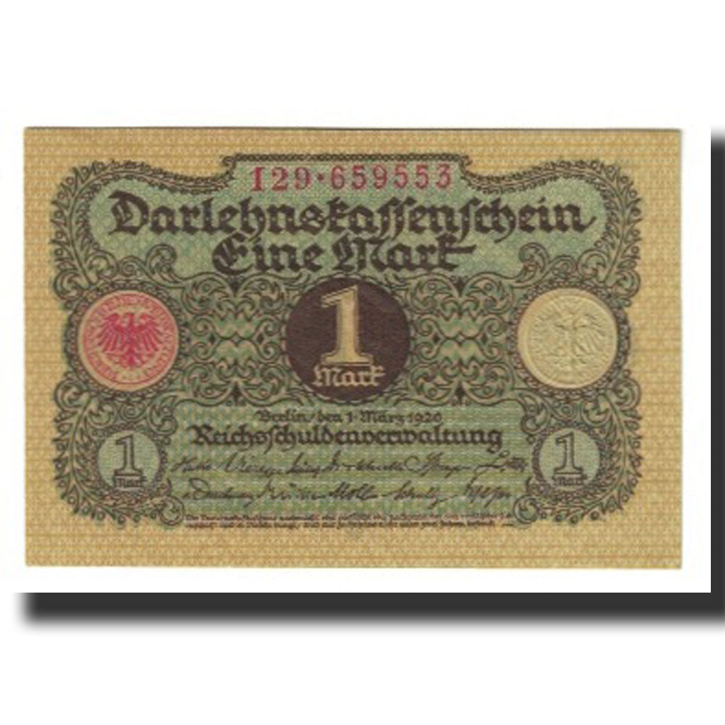 Biljet, Duitsland, 1 Mark, 1920, 1920-03-01, KM:58, NIEUW
