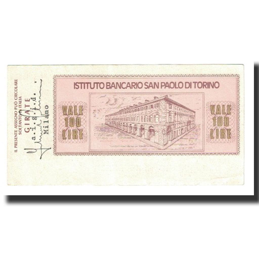 Biljet, Italië, 100 Lire, 1977, 1977-02-18, Genova, SUP