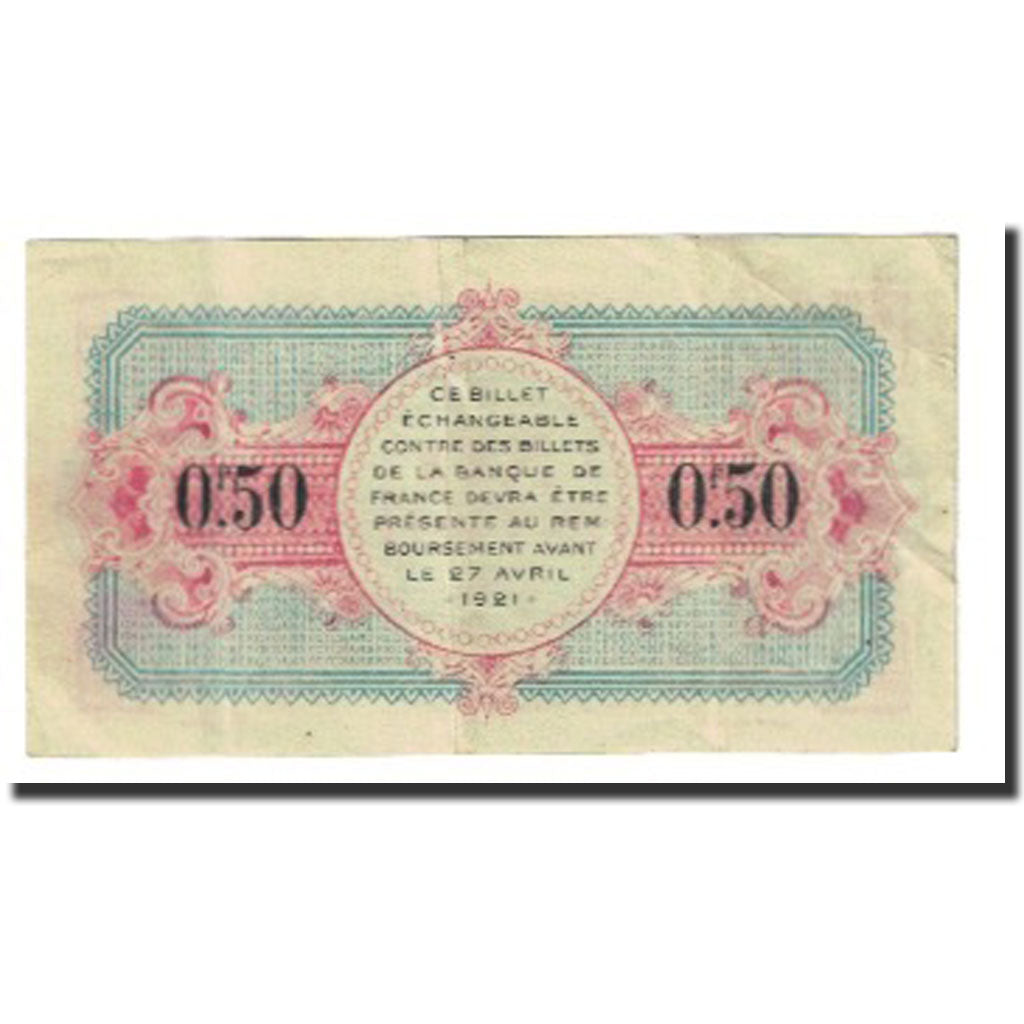 Francia, Annecy, 50 Centimes, 1917, Chambre de Commerce, BB