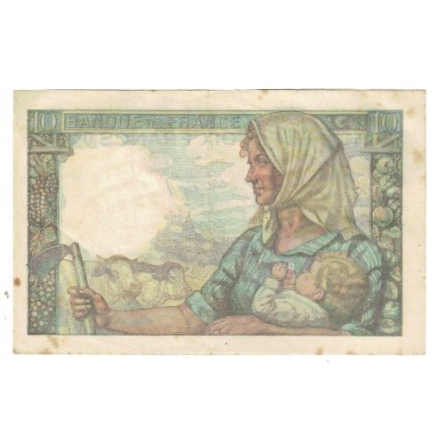 Frankreich, 10 Francs, Mineur, 1947, P. Rousseau and R. Favre-Gilly, 1947-12-04