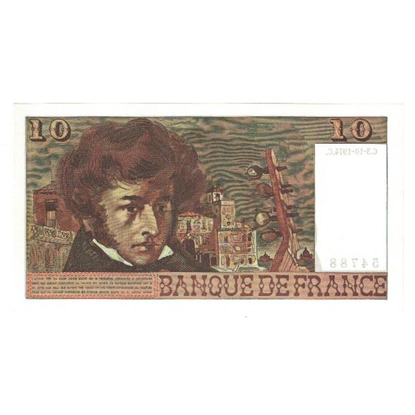 Frankreich, 10 Francs, Berlioz, 1974, P. A.Strohl-G.Bouchet-J.J.Tronche