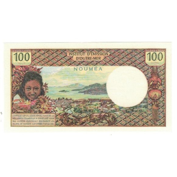 Billete, 100 Francs, Tahití, KM:23, UNC